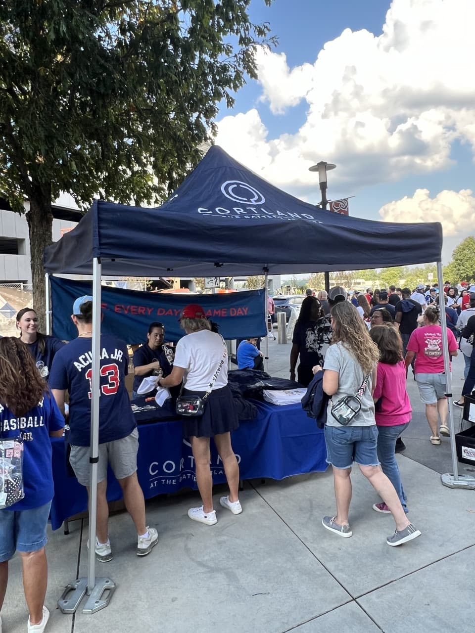 Cortland Apartments - Atlanta Braves Pop-up - Image 1